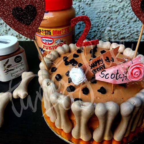 Peanut Butter Cake for Dogs - tangylife
