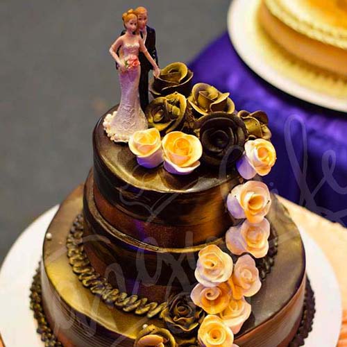 3 Tier Wedding Cakes - tangylife